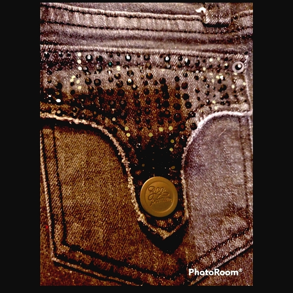 3/$25 ZCo Jeans Boot Cut With Bling Size 5 - Picture 7 of 11